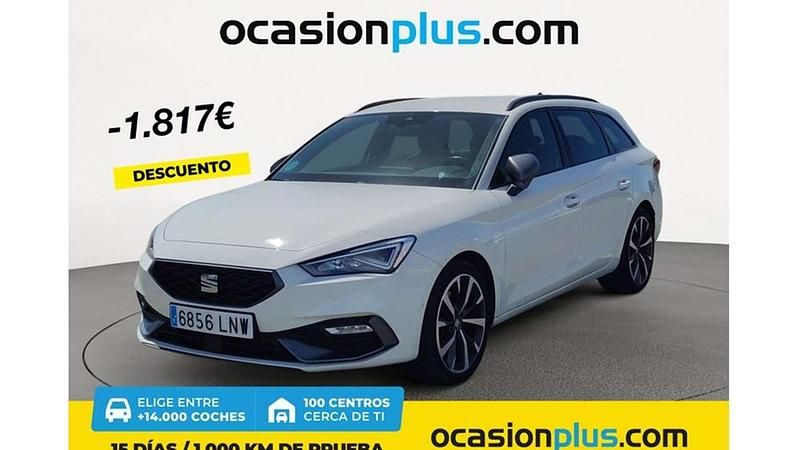 Blanco Usado 2021 Seat Leon ST FR Familiar | 18.173 € (Buen precio) - Imagen 1/4