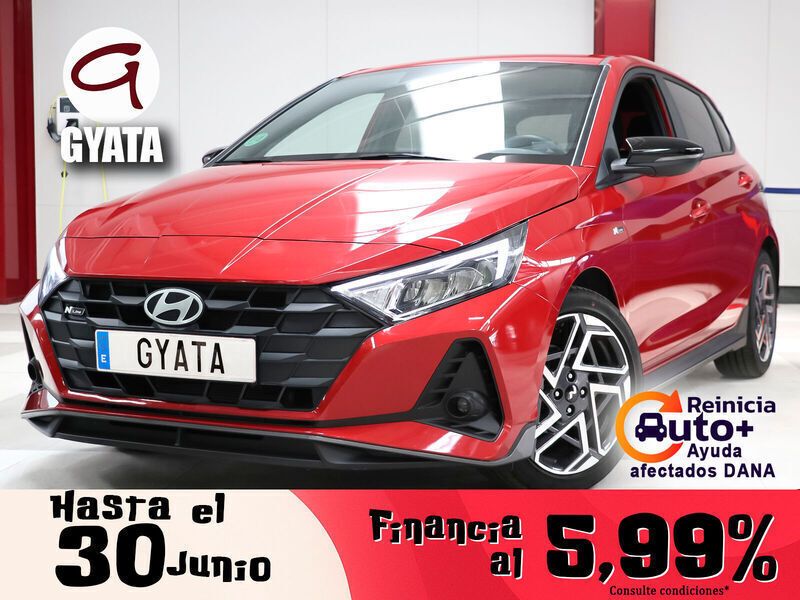 Rojo Usado 2025 Hyundai i20 N Line Berlina | 17.990 € (Buen precio) - Imagen 1/4