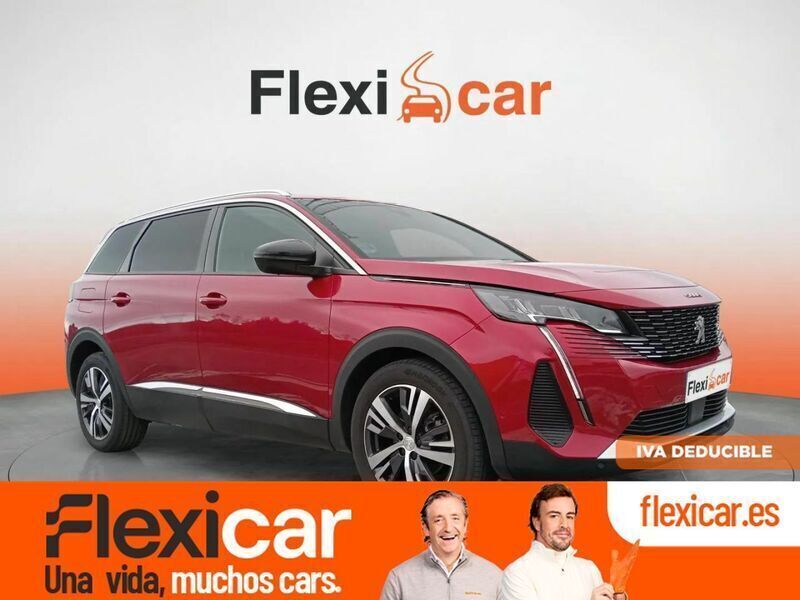 Rojo Usado 2022 Peugeot 5008 Allure Monovolumen | 22.990 € (Precio justo) - Imagen 1/4