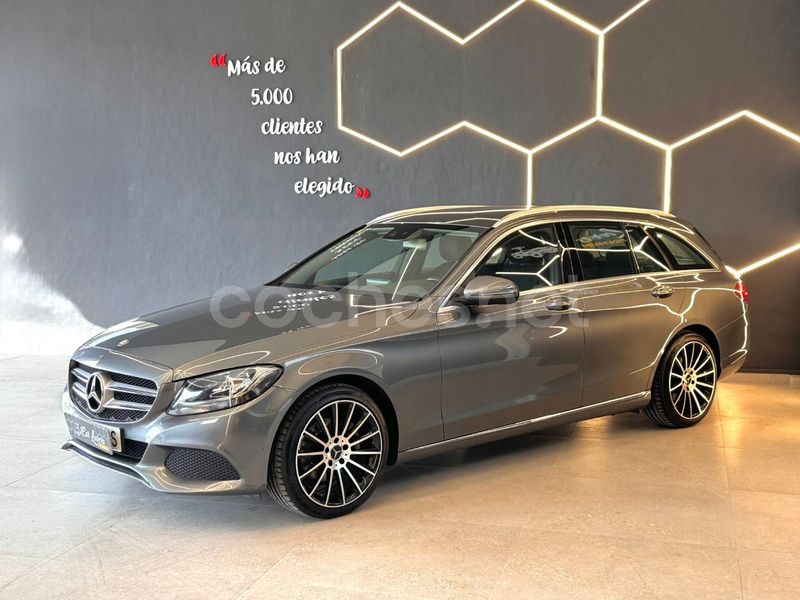 Usado Mercedes C220 170 CV (125 kW) 2017 Gris / plata Familiar