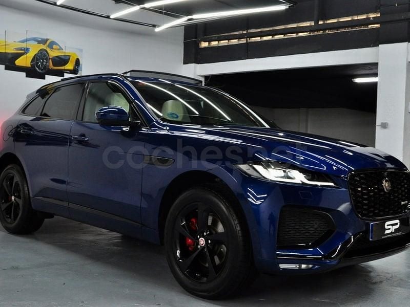 Usado Jaguar F-Pace R-Dynamic 204 CV (150 kW) 2021 Azul SUV