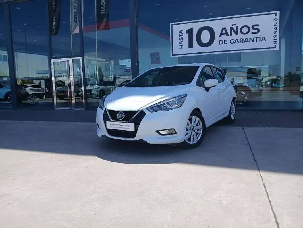Usado Nissan Micra N-Connecta 101 CV (74 kW) 2020 Blanco Utilitario