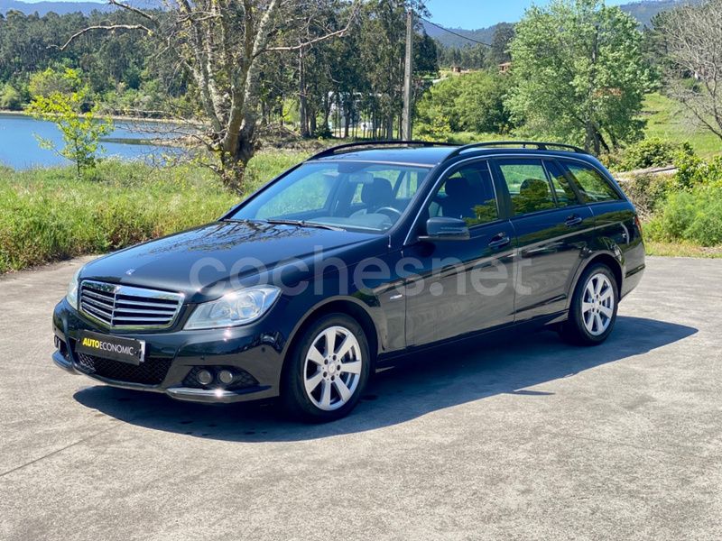 Azul Usado 2011 Mercedes C200 Avantgarde Familiar | 10.900 € (Precio justo) - Imagen 1/4