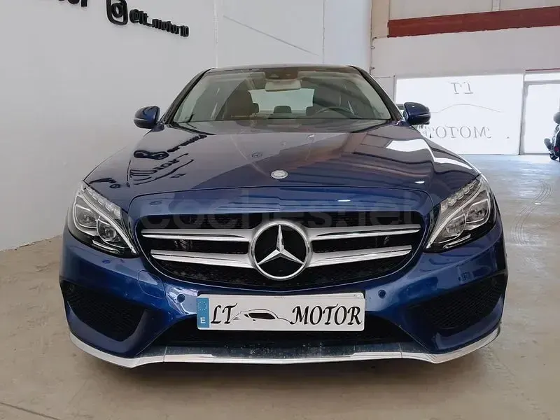 Usado Mercedes C220 170 CV (125 kW) 2017 Azul Berlina