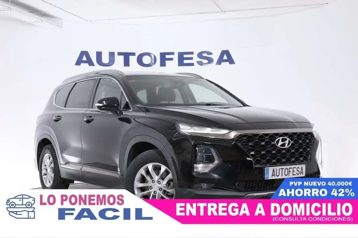 Usado Hyundai Santa Fe 200 CV (147 kW) 2019 Negro SUV