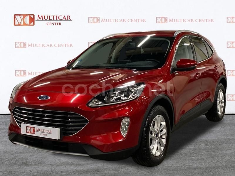 Rojo Usado 2021 Ford Kuga Titanium SUV | 21.990 € (Super precio) - Imagen 1/4