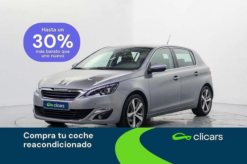 Plateado Usado 2016 Peugeot 308 Allure Utilitario | 9490 € (Buen precio) - Imagen 1/4