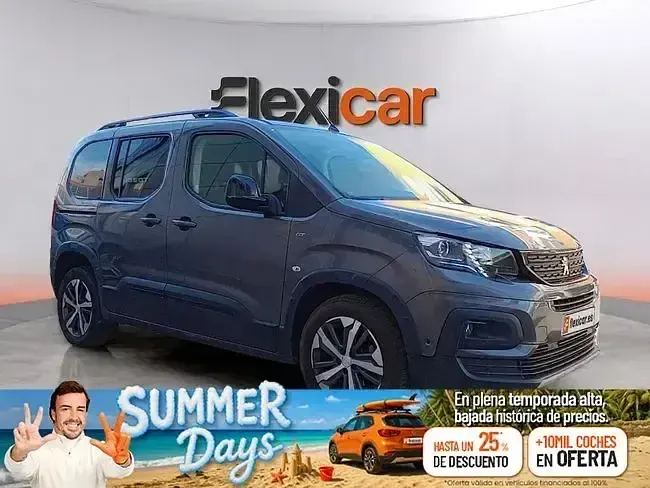Usado Peugeot Rifter GT 130 CV (95 kW) 2023 Gris Monovolumen