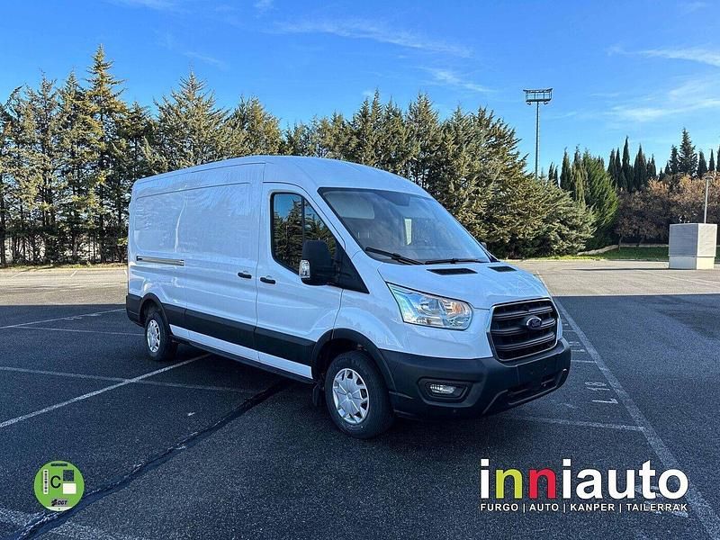 Blanco Usado 2020 Ford Transit Ambiente Van | 17.950 € (Precio justo) - Imagen 1/4