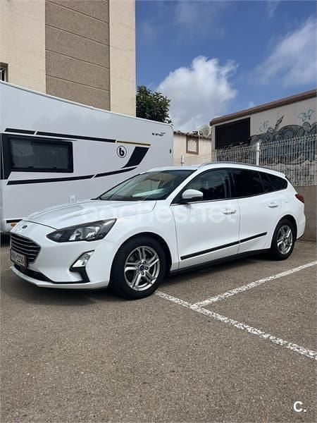 Blanco Usado 2019 Ford Focus Trend Familiar | 10.300 € (Buen precio) - Imagen 1/4