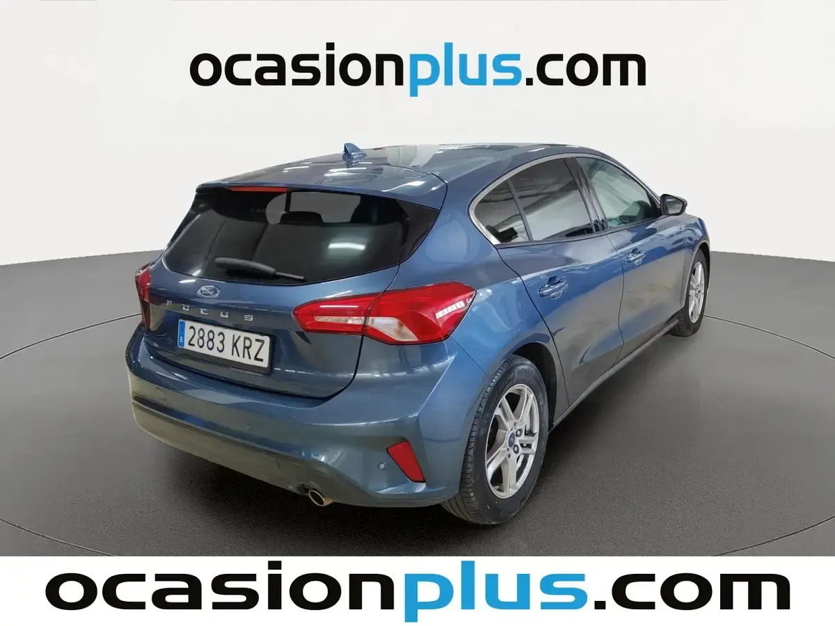 Usado Ford Focus Trend+ 125 CV (91 kW) 2018 Azul Utilitario