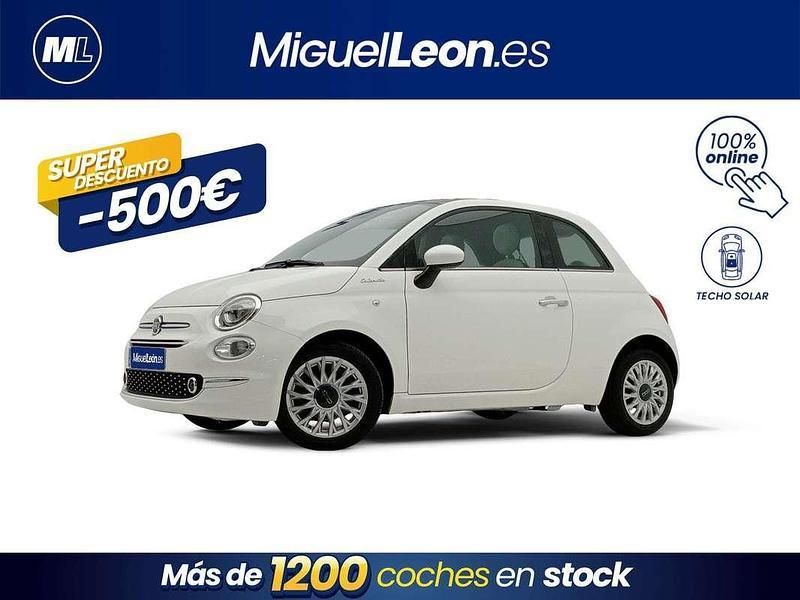 Blanco Usado 2021 Fiat 500 Dolcevita Berlina | 8485 € (Precio justo) - Imagen 1/3