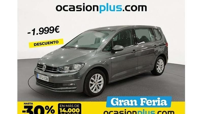 Gris Usado 2019 VW Touran Edition Monovolumen | 19.628 € (Precio justo) - Imagen 1/4