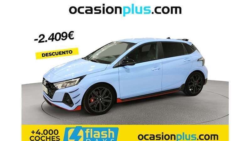 Azul Usado 2021 Hyundai i20 Utilitario | 24.091 € (Precio justo) - Imagen 1/4