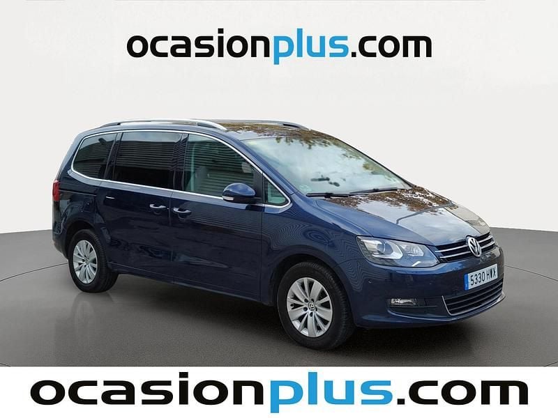 Usado VW Sharan Advance 140 CV (102 kW) 2014 Azul Monovolumen