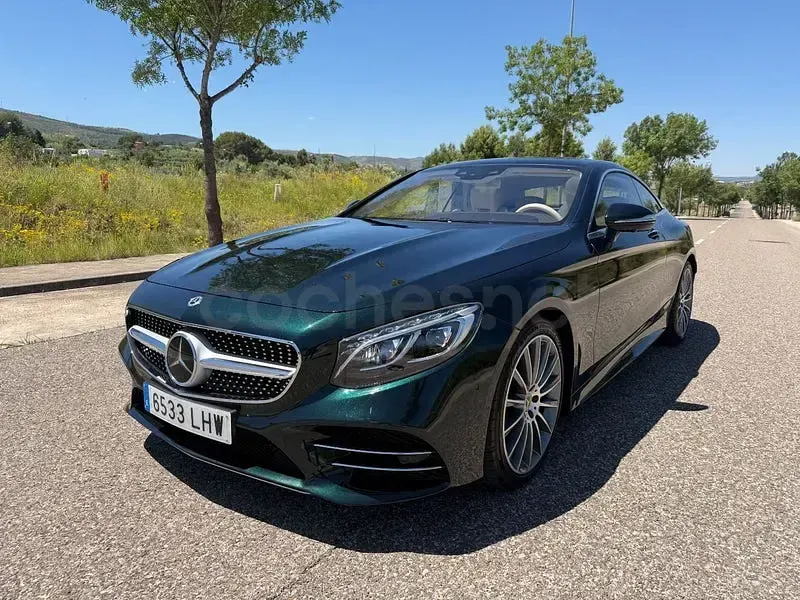Usado Mercedes S560 469 CV (344 kW) 2020 Verde Coupe