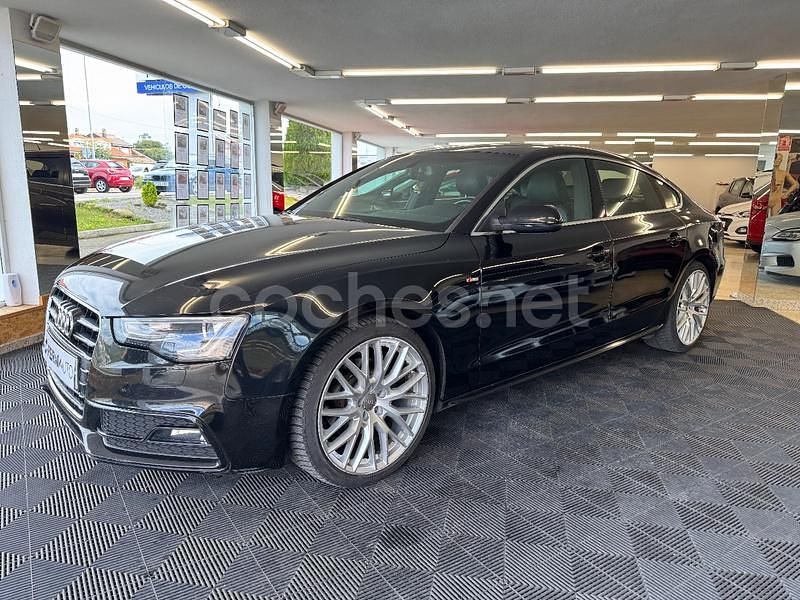 Negro Usado 2015 Audi A5 Sportback S-Line Utilitario | 11.990 € (Precio justo) - Imagen 1/4