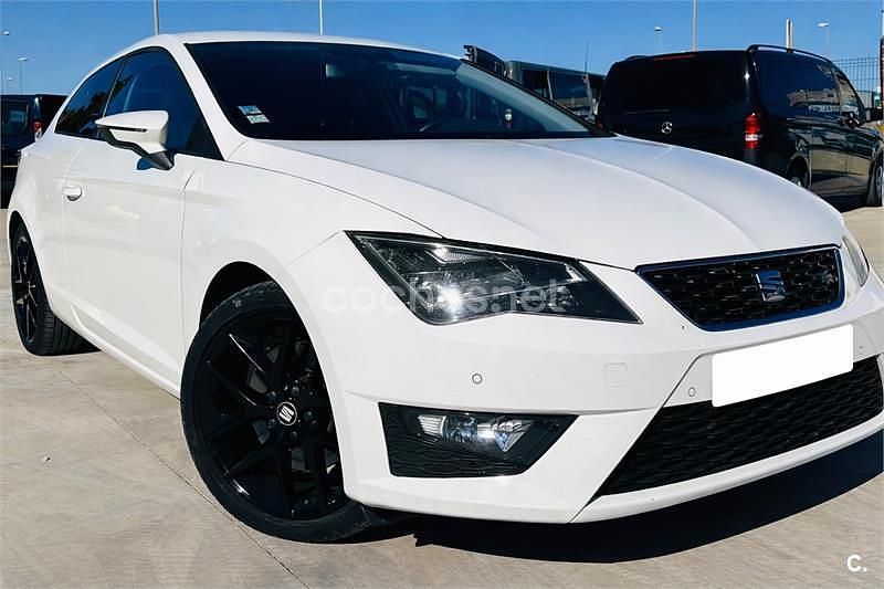 Usado Seat Leon FR 180 CV (132 kW) 2016 Blanco Berlina