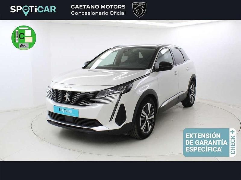 Blanco Usado 2021 Peugeot 3008 Allure Monovolumen | 17.990 € (Precio justo) - Imagen 1/4