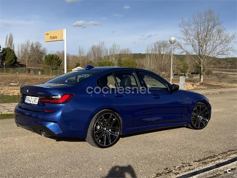 Usado BMW 320e Shadowline 190 CV (139 kW) 2021 Azul Berlina