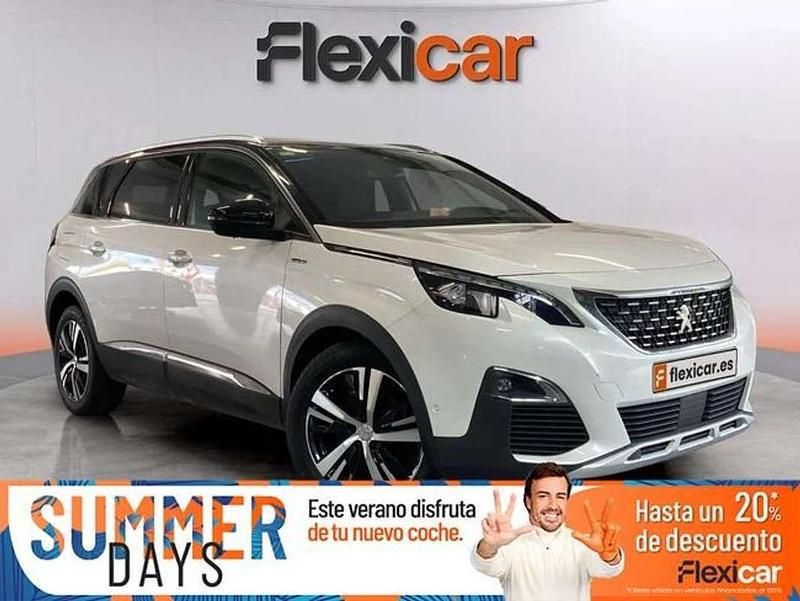 Blanco Usado 2017 Peugeot 5008 GT-line Monovolumen | 18.790 € (Buen precio) - Imagen 1/4