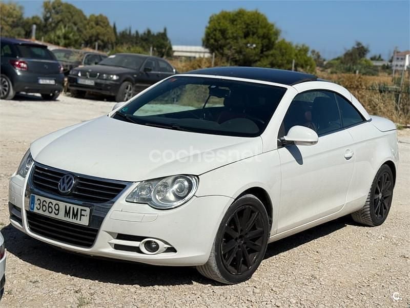 Blanco Usado 2007 VW Eos Descapotable | 5900 € (Buen precio) - Imagen 1/4
