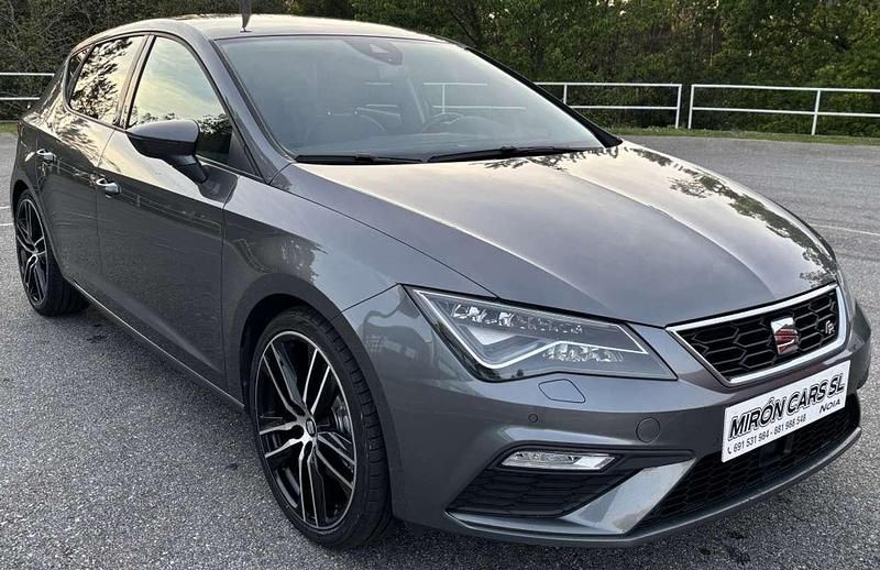 Usado Seat Leon FR 184 CV (135 kW) 2018 Gris Utilitario