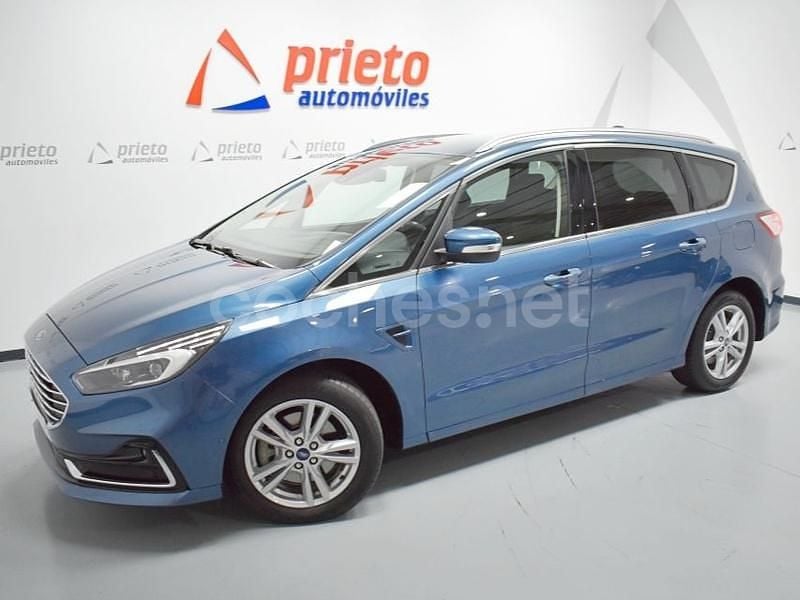 Azul Usado 2020 Ford S-MAX Titanium Monovolumen | 21.900 € (Precio justo) - Imagen 1/4