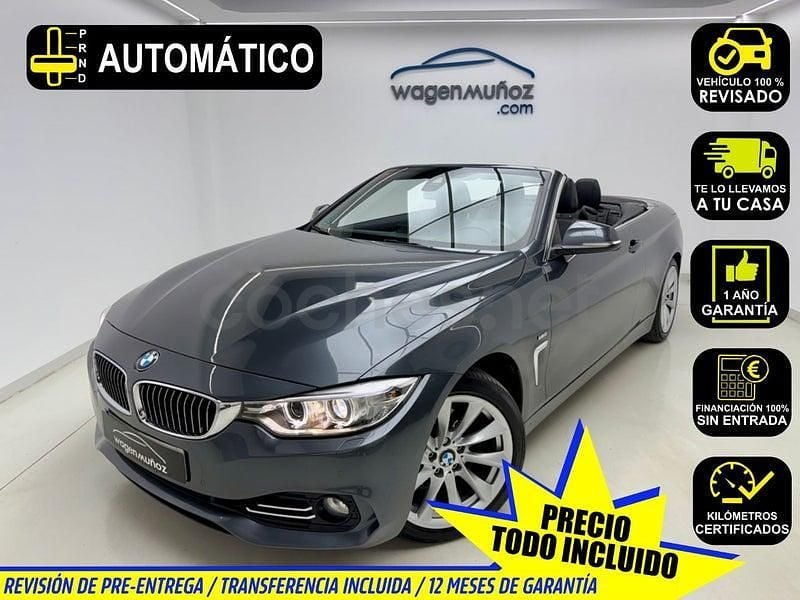 Gris / plata Usado 2017 BMW 420 Luxury Line Descapotable | 24.600 € (Precio justo) - Imagen 1/4