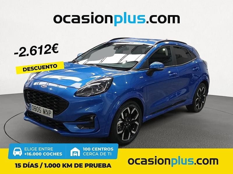 Azul Usado 2024 Ford Puma ST-Line X SUV | 19.250 € (Precio justo) - Imagen 1/4