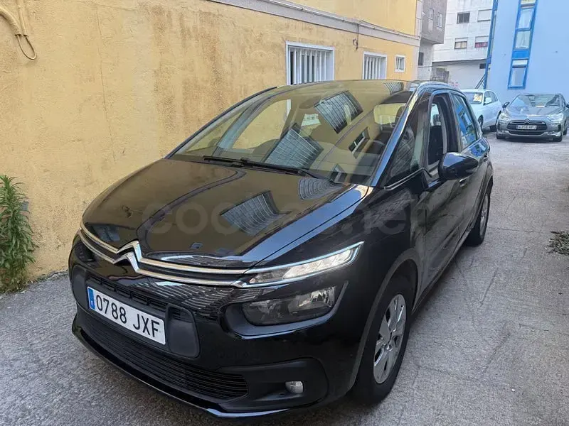 Usado Citroën C4 Picasso Feel 100 CV (73 kW) 2017 Negro Monovolumen