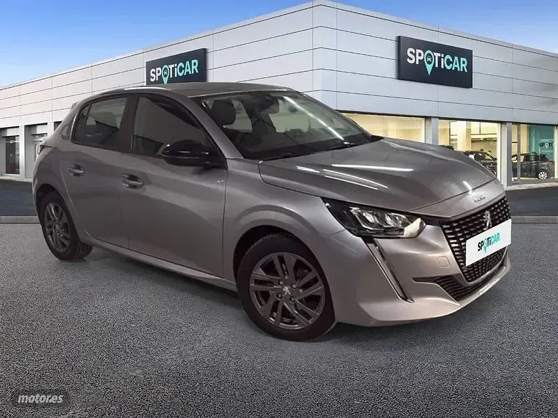 Usado Peugeot 208 Active 100 CV (73 kW) 2022 Gris Utilitario