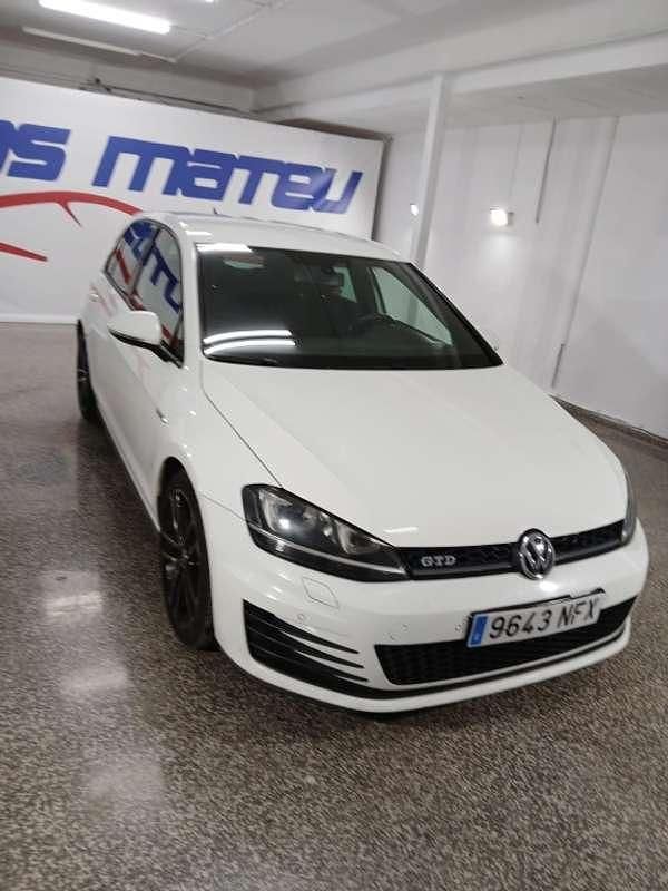 Usado VW Golf VII GTD 184 CV (135 kW) 2014 Blanco Utilitario