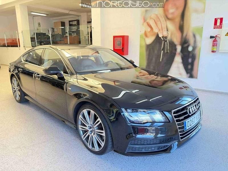 Negro Usado 2014 Audi A7 Sportback S-Line Utilitario | 25.900 € (Precio justo) - Imagen 1/4