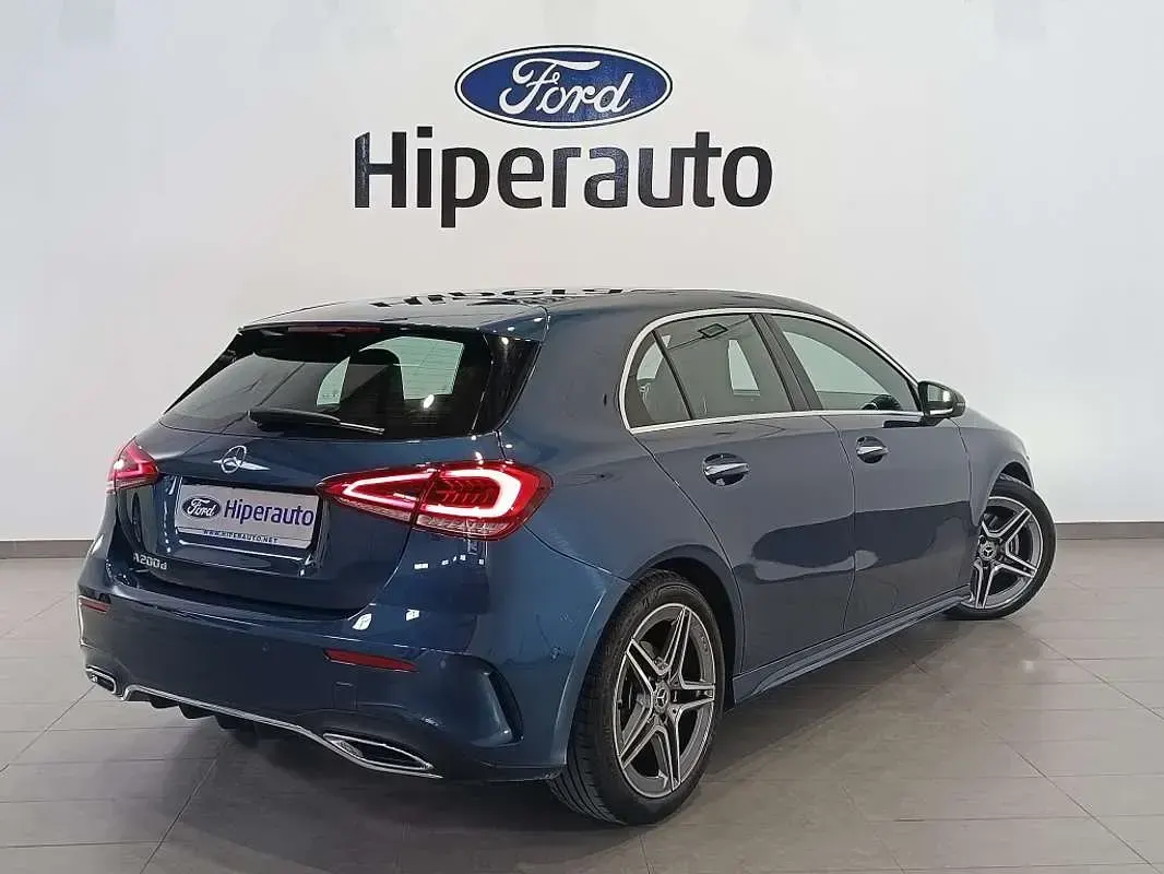Begagnad Mercedes A200 150 HK (110 kW) 2020 Blå Halvkombi