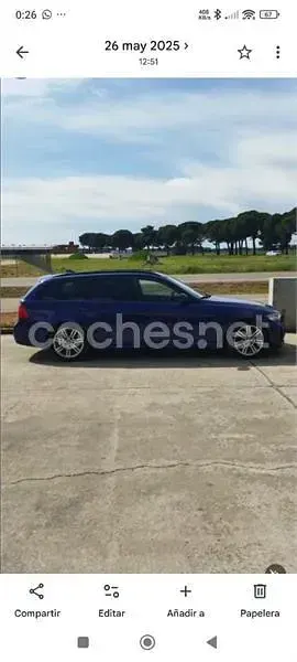 Usado BMW 320 170 CV (125 kW) 2011 Azul Familiar