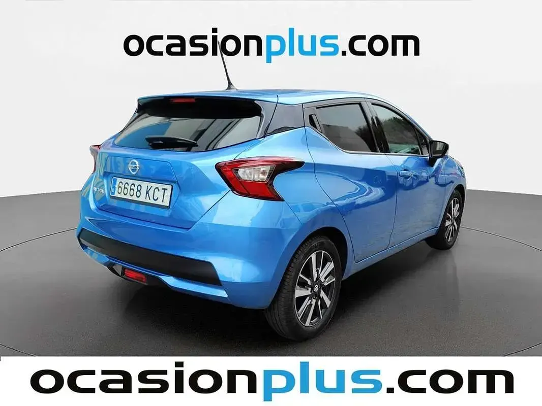 Usado Nissan Micra Acenta 73 CV (53 kW) 2017 Azul Utilitario