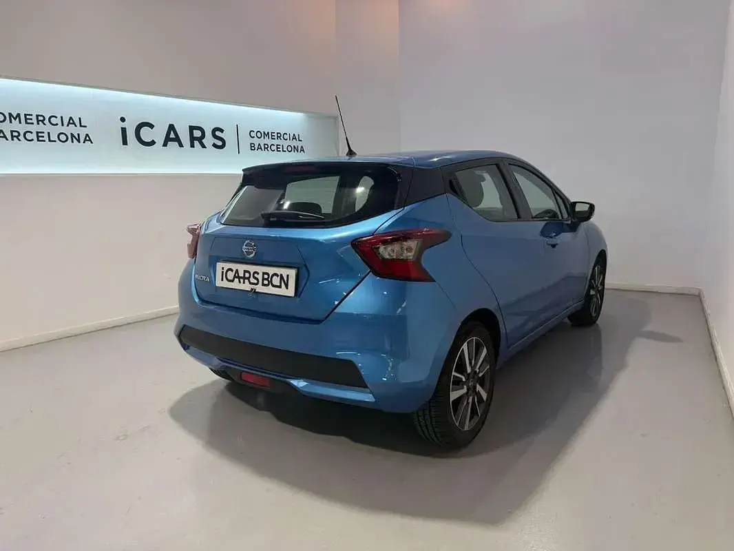 Usado Nissan Micra Acenta 73 HP (53 kW) 2018 Azul Citadino