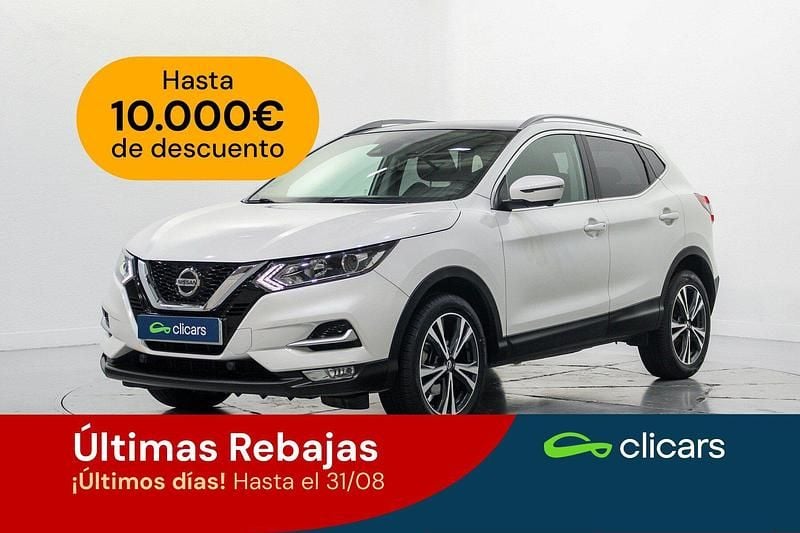 Blanco Usado 2018 Nissan Qashqai N-Connecta SUV | 14.290 € (Precio justo) - Imagen 1/4