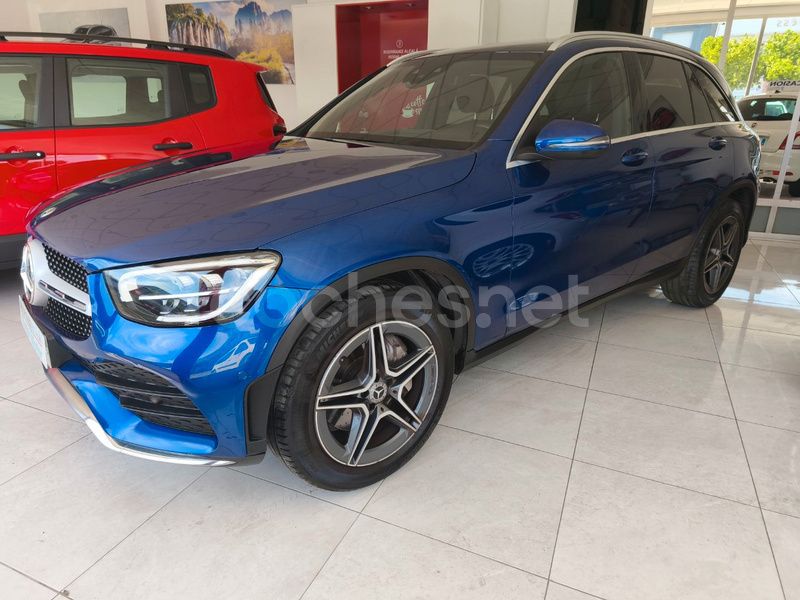Azul Usado 2021 Mercedes GLC200 SUV | 36.895 € (Precio justo) - Imagen 1/4