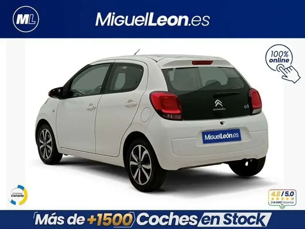 Usado Citroën C1 Feel 82 HP (60 kW) 2017 Branco Citadino