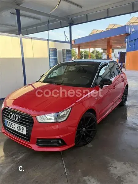Usado Audi A1 Sportback S-Line 95 CV (69 kW) 2018 Rojo Utilitario
