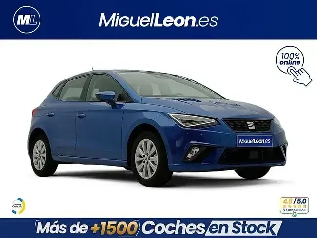 Usado Seat Ibiza Style 110 CV (80 kW) 2023 Azul Utilitario