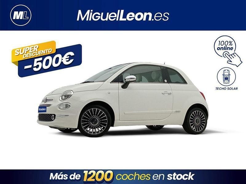 Blanco Usado 2018 Fiat 500 Mirror Utilitario | 8485 € (Precio justo) - Imagen 1/3