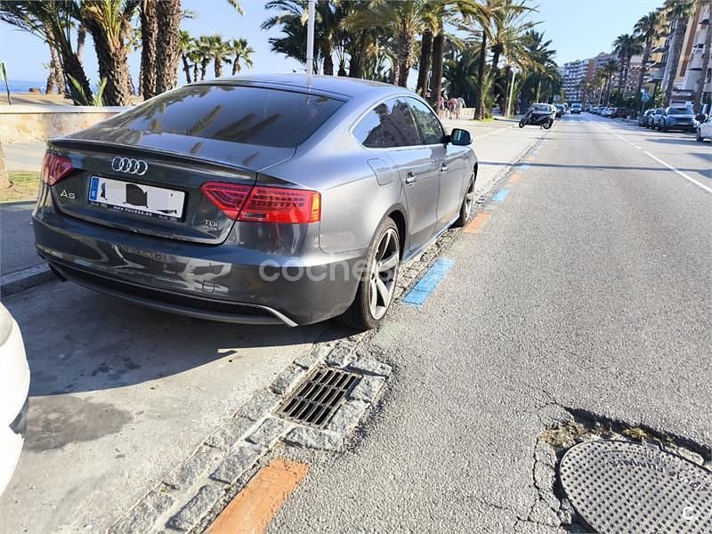 Usado Audi A5 Sportback 190 CV (139 kW) 2015 Negro Utilitario
