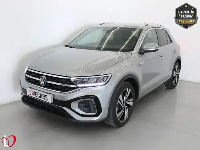 Usado VW T-Roc R-line 150 CV (110 kW) 2023 Gris / plata SUV