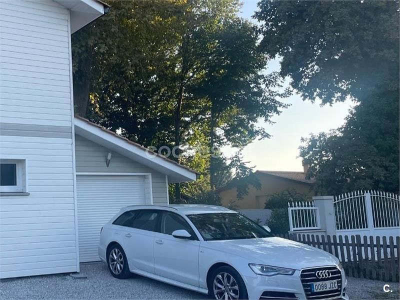 Usado Audi A6 S-Line 190 CV (139 kW) 2017 Blanco Familiar