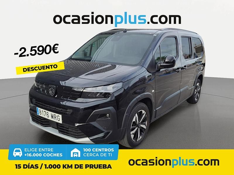 Negro Usado 2024 Peugeot Rifter GT Monovolumen | 28.490 € (Caro) - Imagen 1/4