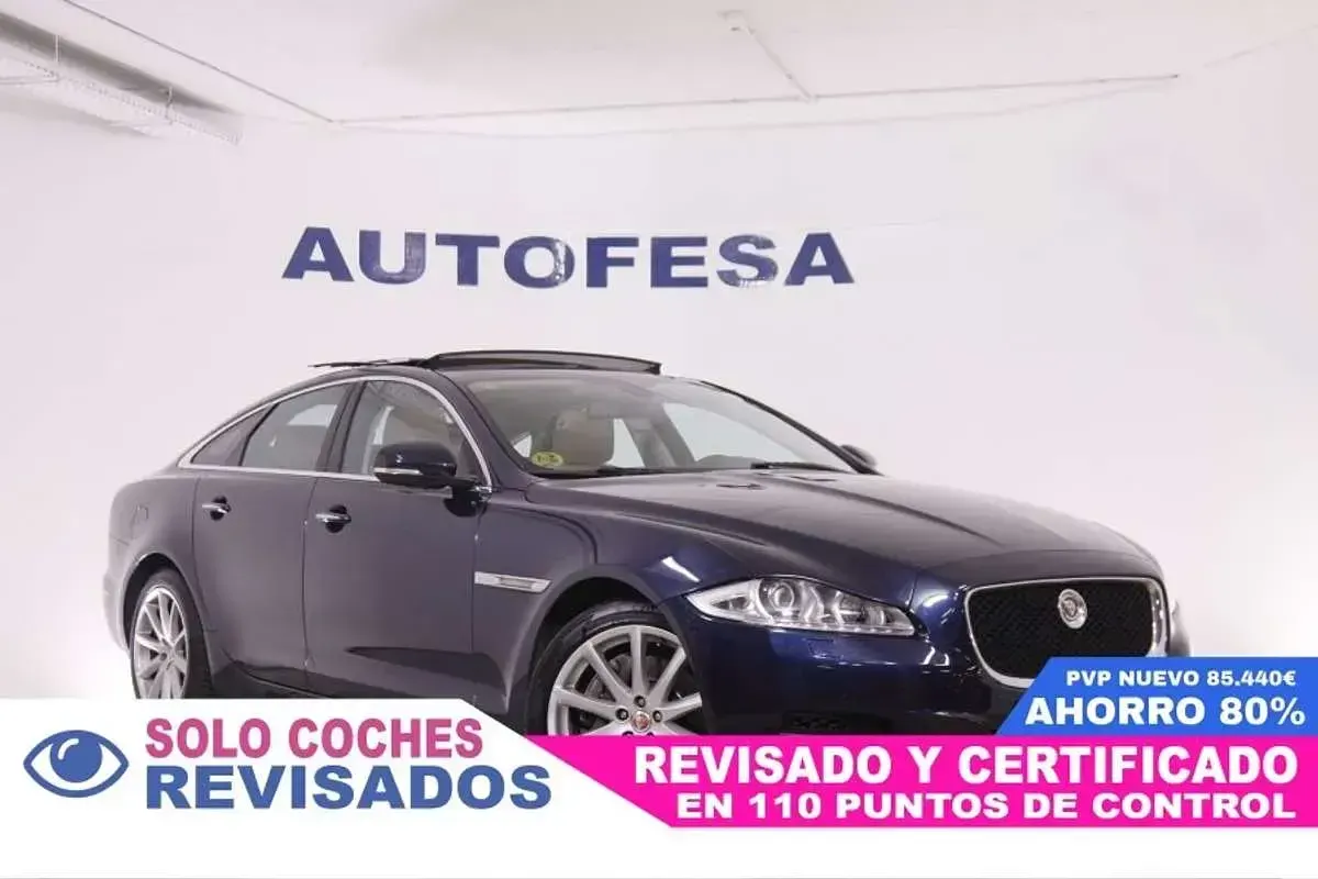 Usado Jaguar XJ Luxury 275 CV (202 kW) 2014 Azul Berlina