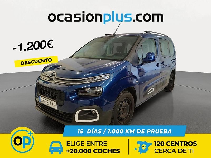 Azul Usado 2019 Citroën Berlingo Feel Monovolumen | 13.200 € (Precio justo) - Imagen 1/4